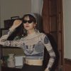 Style Core Aesthetics, New Style Trends - Ancient Egyptian Mystique Symbol Crop Top