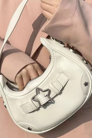 Style Core Aesthetics, New Style Trends - Astria | Sac à Épaule Étoile Y2K