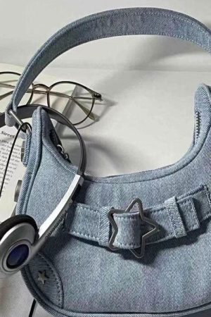 Style Core Aesthetics, New Style Trends - Astria | Sac à Épaule Étoile Y2K