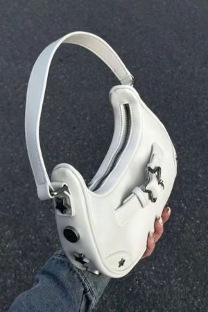 Style Core Aesthetics, New Style Trends - Astria | Sac à Épaule Étoile Y2K