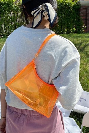Style Core Aesthetics, New Style Trends - Azal | Sac à bandoulière effet gelée