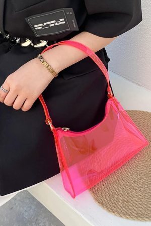 Style Core Aesthetics, New Style Trends - Azal | Sac à bandoulière effet gelée
