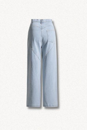 Style Core Aesthetics, New Style Trends - Baddie Embellished Cut-Out Jeans