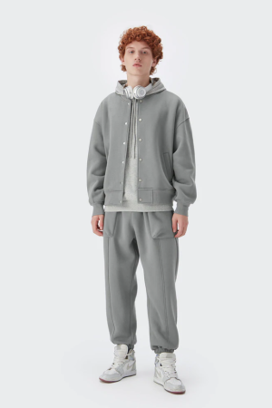 Style Core Aesthetics, New Style Trends - Blank Varsity Jacket