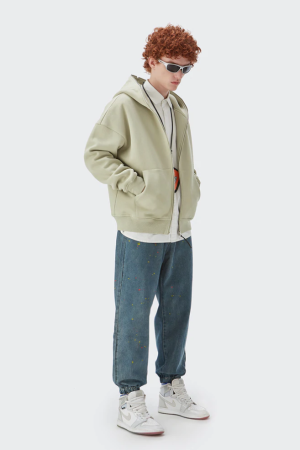 Style Core Aesthetics, New Style Trends - Blank Zip Hoodie