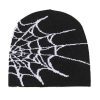 Style Core Aesthetics, New Style Trends - Bonnet à imprimé toile d'araignée