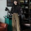 Style Core Aesthetics, New Style Trends - Brown Faux Leather Jacket
