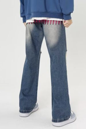 Style Core Aesthetics, New Style Trends - 'Bullets' Jeans