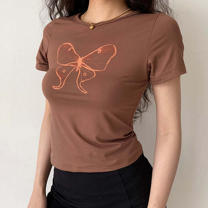 Style Core Aesthetics, New Style Trends - Butterfly Aesthetic Top
