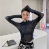 Style Core Aesthetics, New Style Trends - Butterfly Seam Detailed Mesh Top