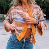 Style Core Aesthetics, New Style Trends - Cardigan en tricot au crochet rayé