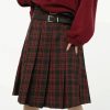 Style Core Aesthetics, New Style Trends - College Style A-Line Skater Midi Skirt