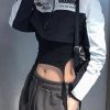 Style Core Aesthetics, New Style Trends - Contrast Color Print Collar Neck Short Jacket
