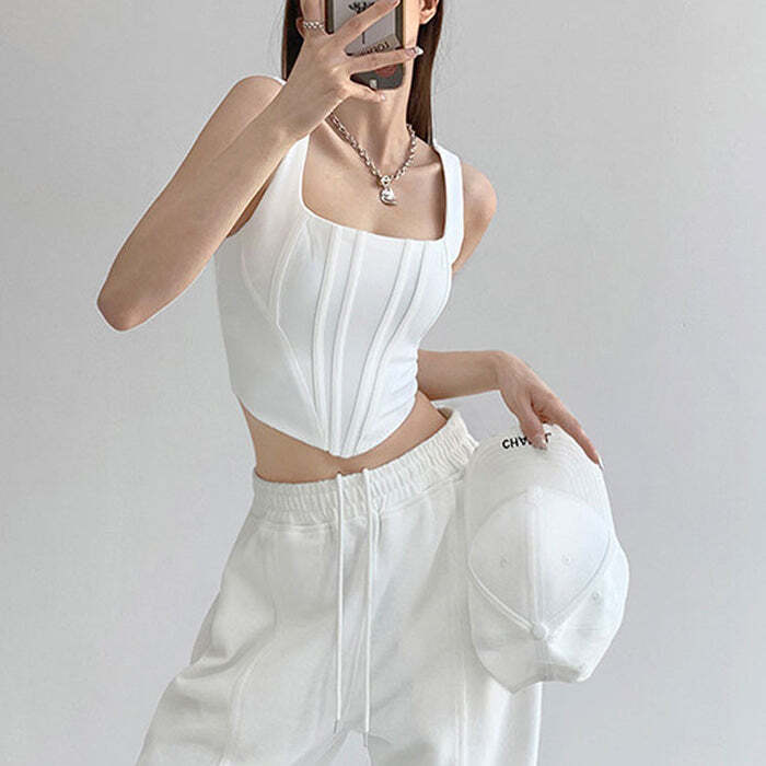 Style Core Aesthetics, New Style Trends - Coquette Girl Corset Top