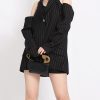 Style Core Aesthetics, New Style Trends - Cut-Out Striped Blazer