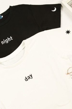 Style Core Aesthetics, New Style Trends - Day & Night T-Shirt