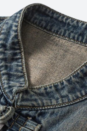 Style Core Aesthetics, New Style Trends - Distressed Denim Jacket