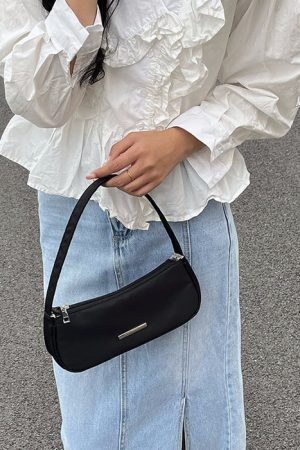 Style Core Aesthetics, New Style Trends - Elina | Mini Sac Baguette Nylon