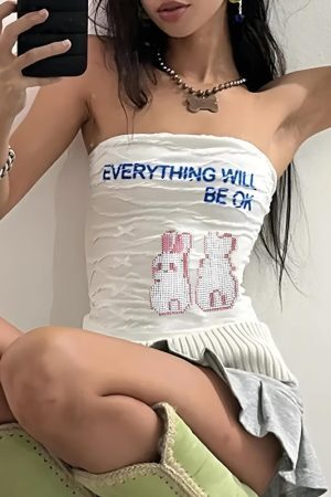 Style Core Aesthetics, New Style Trends - Everything Will Be Ok Tube Top