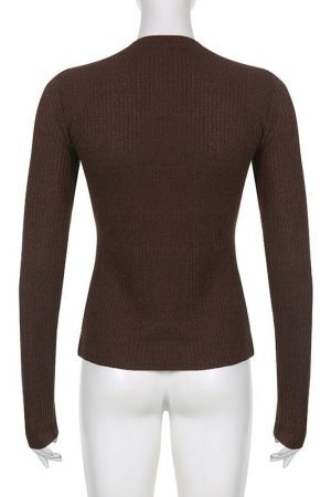 Style Core Aesthetics, New Style Trends - Fairy Grunge Button Front Top