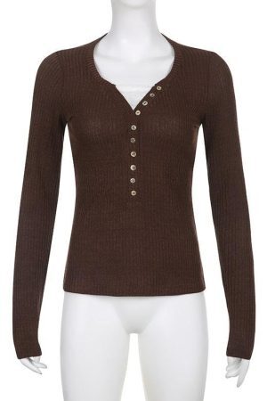 Style Core Aesthetics, New Style Trends - Fairy Grunge Button Front Top