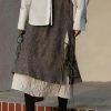 Style Core Aesthetics, New Style Trends - Fairy Grunge Lace Up Midi Skirt