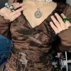Style Core Aesthetics, New Style Trends - Fairy Grunge Mesh Sheer Top