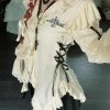 Style Core Aesthetics, New Style Trends - Fairy Grunge Ruffled Lace Up Top