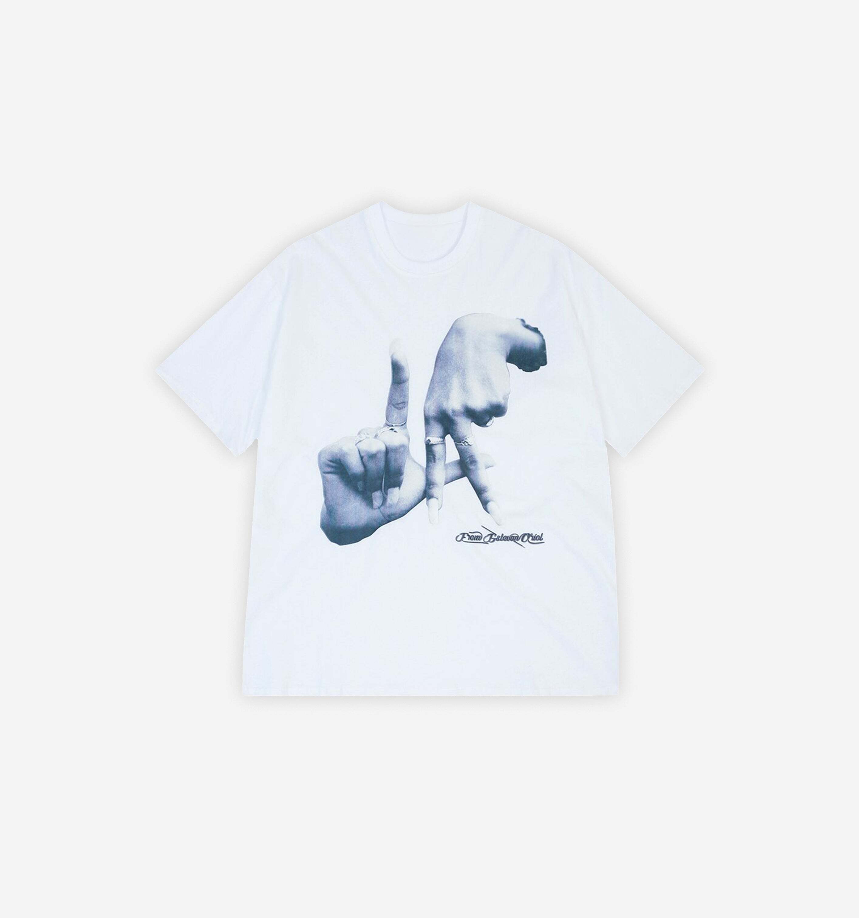 Style Core Aesthetics, New Style Trends - Finger Cross Y2K Oversize T-Shirt