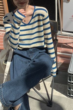 Style Core Aesthetics, New Style Trends - French Girl Ribbed Top