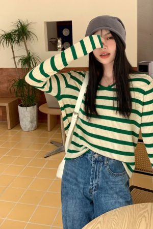Style Core Aesthetics, New Style Trends - French Girl Ribbed Top