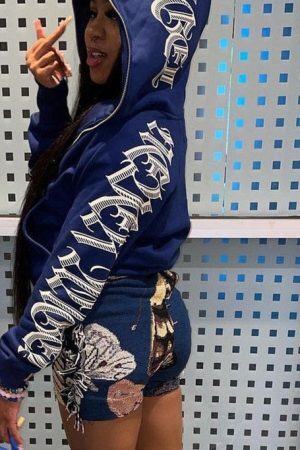 Style Core Aesthetics, New Style Trends - Full zip bleu