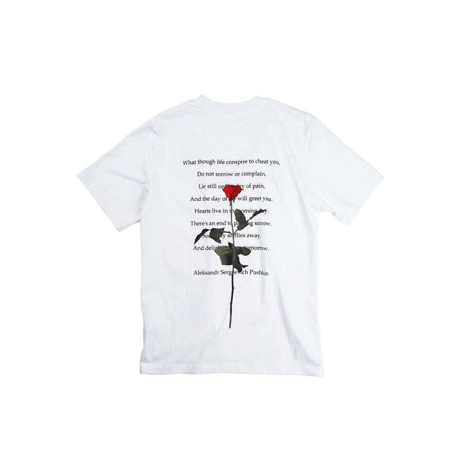 Style Core Aesthetics, New Style Trends - Goth Rose T-Shirt