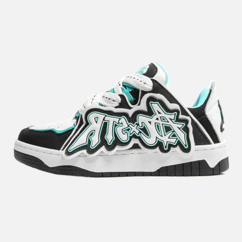Style Core Aesthetics, New Style Trends - 'Graffiti' Shoes