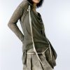 Style Core Aesthetics, New Style Trends - Grunge Asymmetric Long Sleeve Lace Top