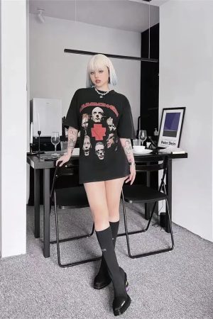 Style Core Aesthetics, New Style Trends - Grunge Rammstein Tee