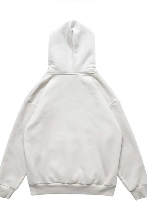 Style Core Aesthetics, New Style Trends - Hoodie avec le Mini Tee Patch en Polaire