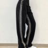 Style Core Aesthetics, New Style Trends - Jean boyfriend rayé noir délavé