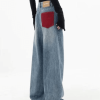 Style Core Aesthetics, New Style Trends - Jean boyfriend vintage contrasté années 90