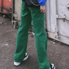 Style Core Aesthetics, New Style Trends - Jean boyfriend vintage délavé vert