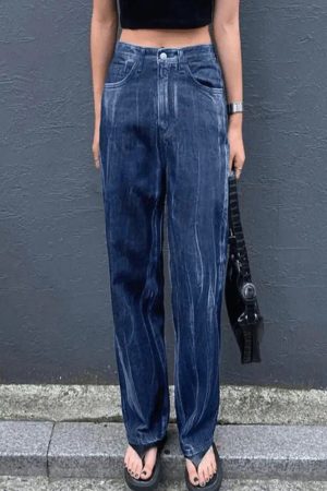 Style Core Aesthetics, New Style Trends - Jean boyfriend vintage tie-dye