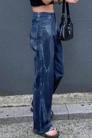Style Core Aesthetics, New Style Trends - Jean boyfriend vintage tie-dye
