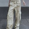 Style Core Aesthetics, New Style Trends - Jean cargo baggy kaki vintage