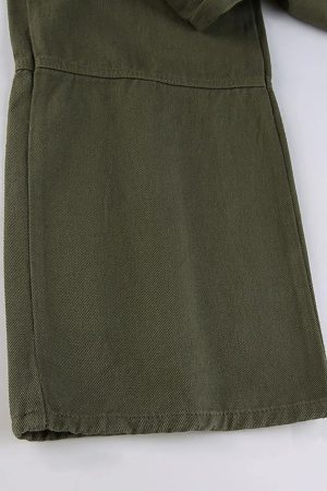 Style Core Aesthetics, New Style Trends - Jean cargo droit à poches plaquées