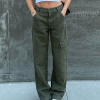 Style Core Aesthetics, New Style Trends - Jean cargo droit à poches plaquées