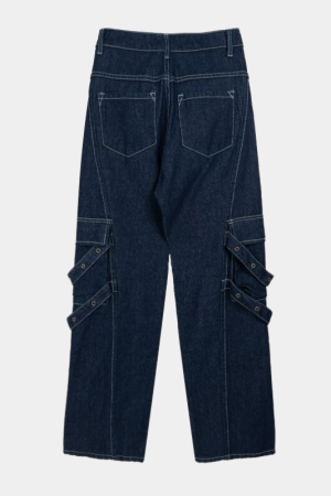 Style Core Aesthetics, New Style Trends - Jean cargo homme coupe ample