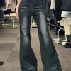 Style Core Aesthetics, New Style Trends - Jean évasé taille basse délavé