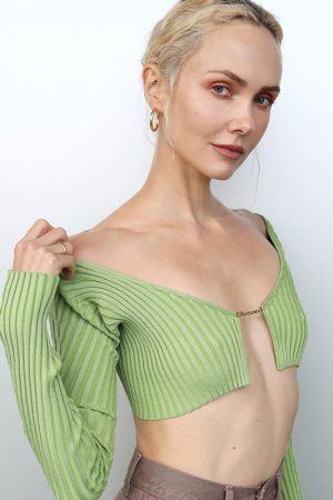 Style Core Aesthetics, New Style Trends - Knitted Cardigan Women Top