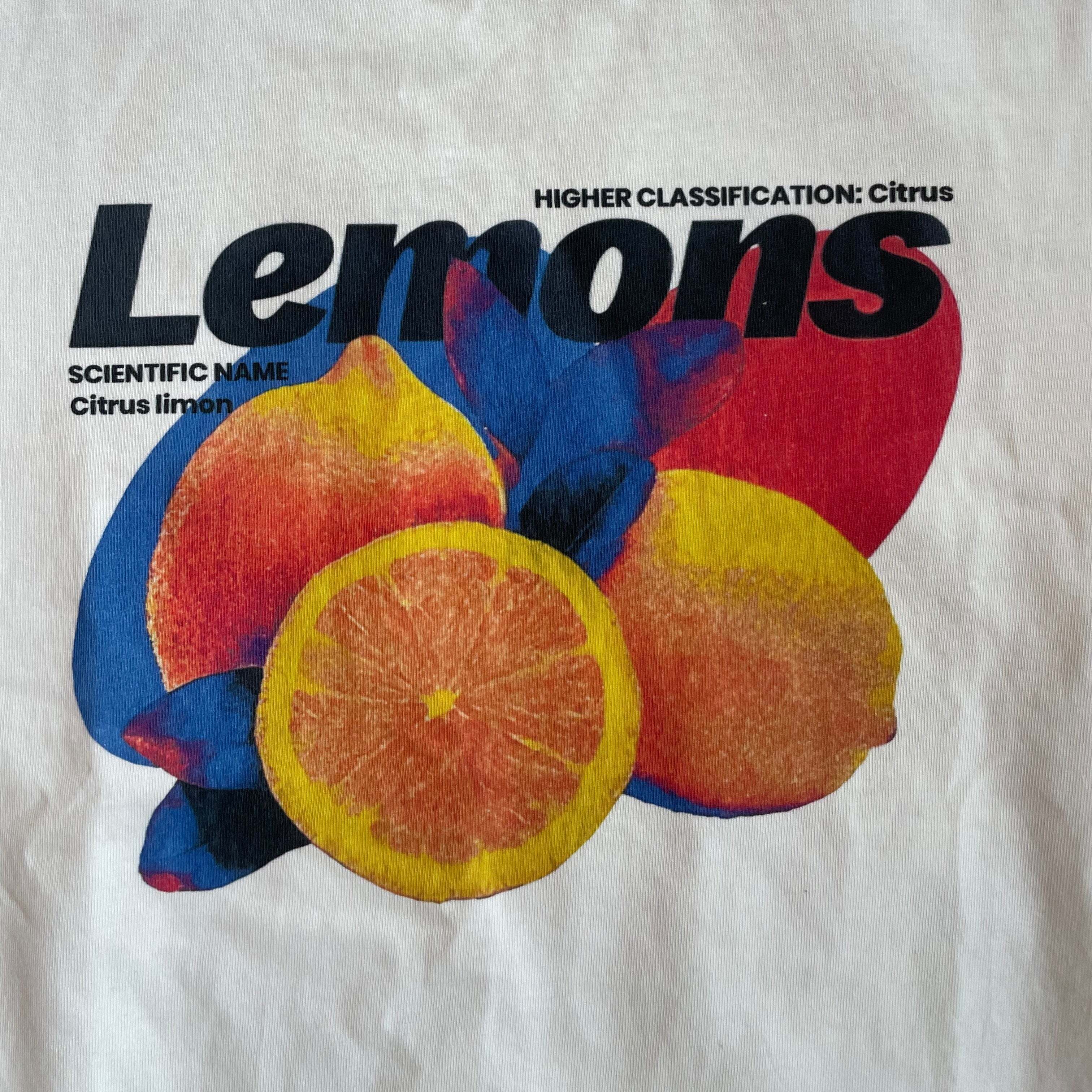 Style Core Aesthetics, New Style Trends - ”Lemons” T-Shirt Y2K Graphique