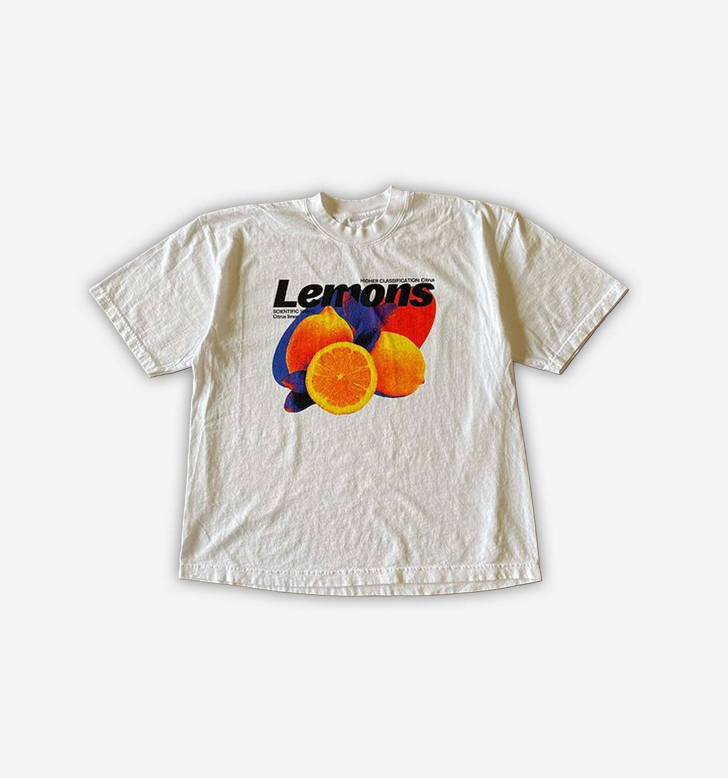 Style Core Aesthetics, New Style Trends - ”Lemons” T-Shirt Y2K Graphique